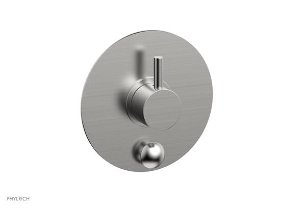 Phylrich - Basic II Pressure Balance Round Shower Plate w/ Diverter & Lever Handle Trim Only