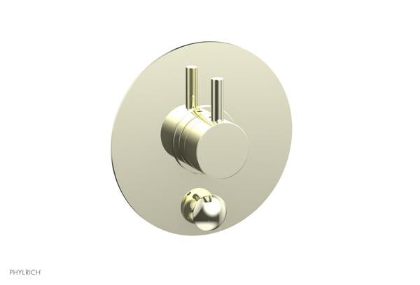 Phylrich - Basic II Pressure Balance Round Shower Plate w/ Diverter & Lever Handle Trim Only