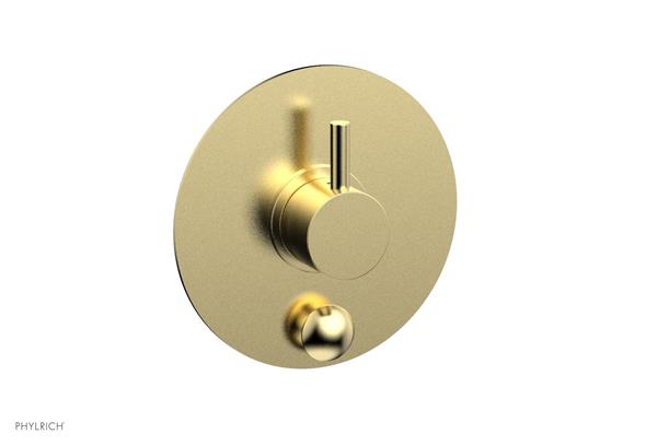 Phylrich - Basic II Pressure Balance Round Shower Plate w/ Diverter & Lever Handle Trim Only