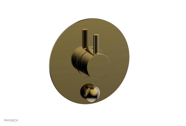 Phylrich - Basic II Pressure Balance Round Shower Plate w/ Diverter & Lever Handle Trim Only