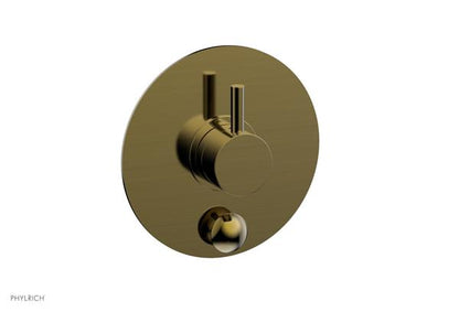Phylrich - Basic II Pressure Balance Round Shower Plate w/ Diverter & Lever Handle Trim Only