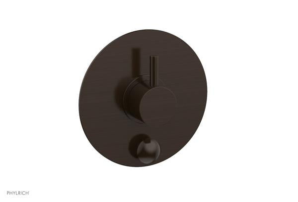 Phylrich - Basic II Pressure Balance Round Shower Plate w/ Diverter & Lever Handle Trim Only