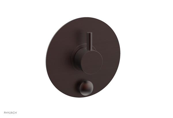 Phylrich - Basic II Pressure Balance Round Shower Plate w/ Diverter & Lever Handle Trim Only