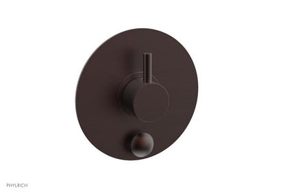 Phylrich - Basic II Pressure Balance Round Shower Plate w/ Diverter & Lever Handle Trim Only