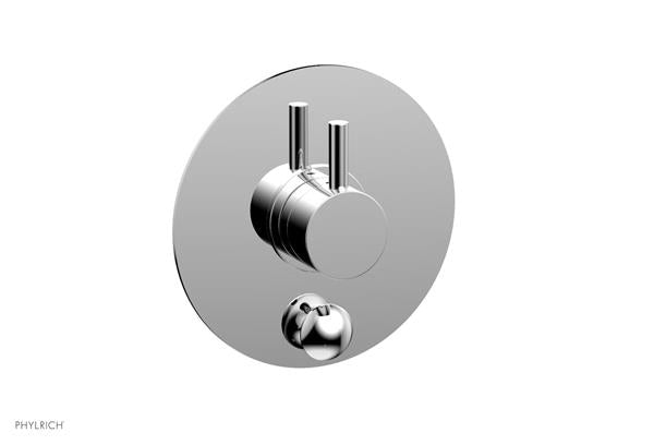 Phylrich - Basic II Pressure Balance Round Shower Plate w/ Diverter & Lever Handle Trim Only