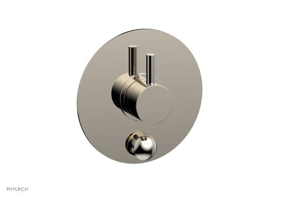 Phylrich - Basic II Pressure Balance Round Shower Plate w/ Diverter & Lever Handle Trim Only