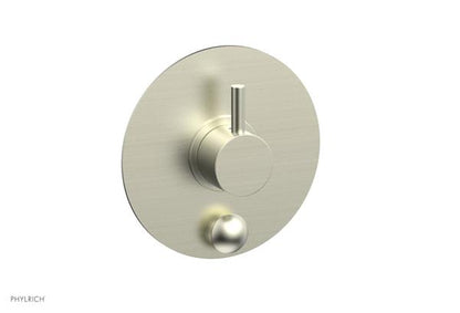 Phylrich - Basic II Pressure Balance Round Shower Plate w/ Diverter & Lever Handle Trim Only