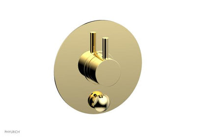 Phylrich - Basic II Pressure Balance Round Shower Plate w/ Diverter & Lever Handle Trim Only