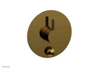 Phylrich - Basic II Pressure Balance Round Shower Plate w/ Diverter & Lever Handle Trim Only