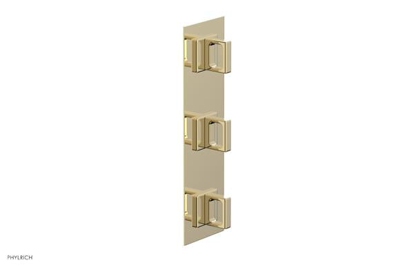 Phylrich - Mix Thermostatic Valve with Two Volume Control - Ring Handles