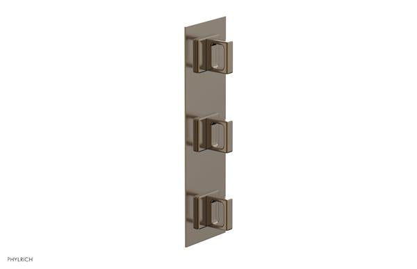 Phylrich - Mix Thermostatic Valve with Two Volume Control - Ring Handles