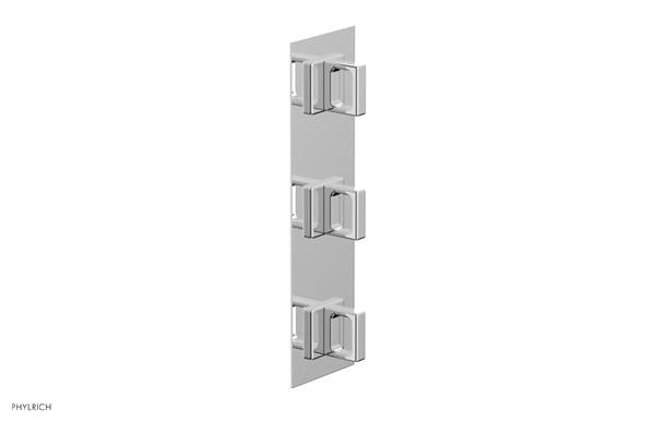Phylrich - Mix Thermostatic Valve with Two Volume Control - Ring Handles