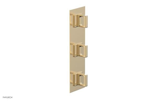 Phylrich - Mix Thermostatic Valve with Two Volume Control - Ring Handles