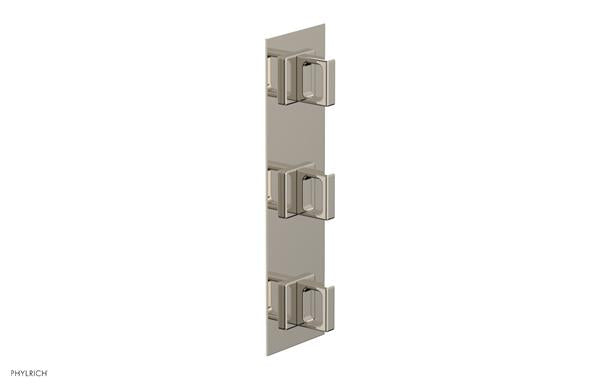 Phylrich - Mix Thermostatic Valve with Two Volume Control - Ring Handles