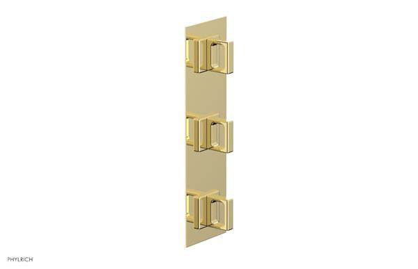 Phylrich - Mix Thermostatic Valve with Two Volume Control - Ring Handles