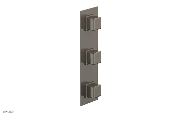 Phylrich - Mix Thermostatic Valve with Two Volume Control - Cube Handles