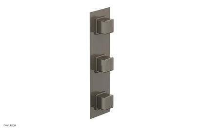 Phylrich - Mix Thermostatic Valve with Two Volume Control - Cube Handles