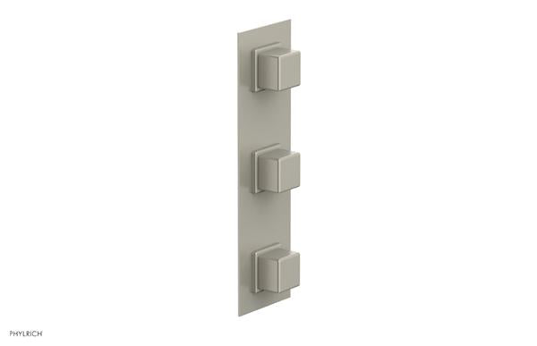Phylrich - Mix Thermostatic Valve with Two Volume Control - Cube Handles