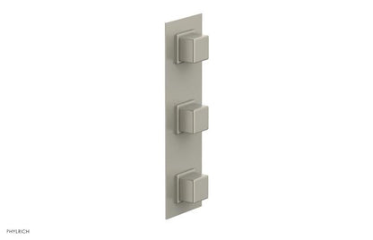 Phylrich - Mix Thermostatic Valve with Two Volume Control - Cube Handles