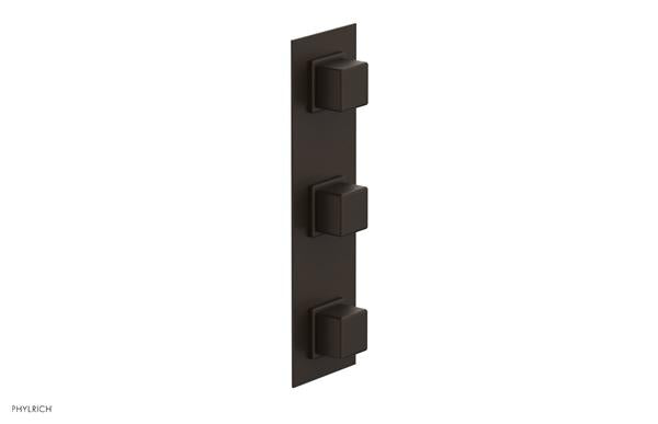Phylrich - Mix Thermostatic Valve with Two Volume Control - Cube Handles