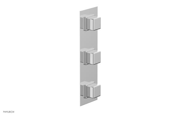 Phylrich - Mix Thermostatic Valve with Two Volume Control - Cube Handles