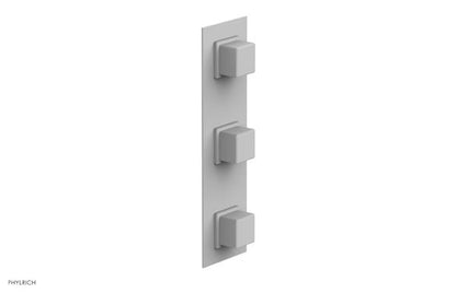 Phylrich - Mix Thermostatic Valve with Two Volume Control - Cube Handles