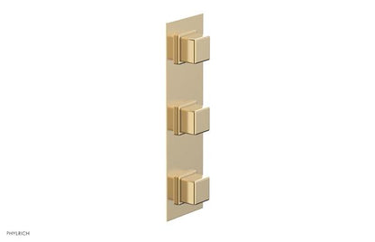 Phylrich - Mix Thermostatic Valve with Two Volume Control - Cube Handles