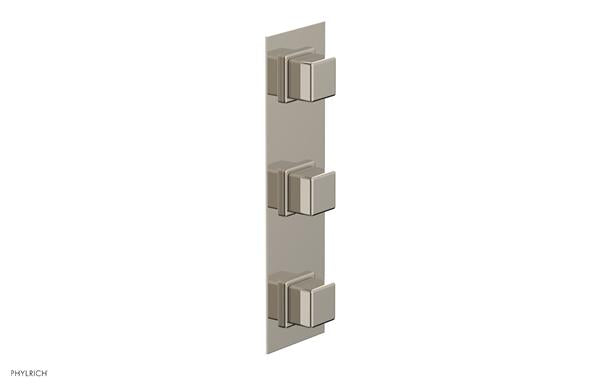 Phylrich - Mix Thermostatic Valve with Two Volume Control - Cube Handles