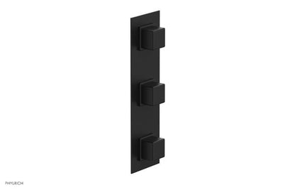 Phylrich - Mix Thermostatic Valve with Two Volume Control - Cube Handles