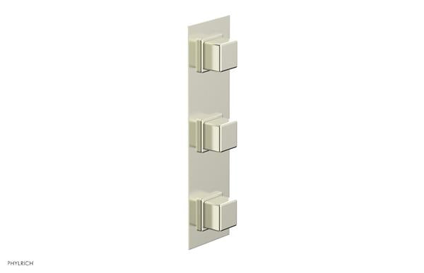 Phylrich - Mix Thermostatic Valve with Two Volume Control - Cube Handles