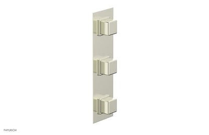 Phylrich - Mix Thermostatic Valve with Two Volume Control - Cube Handles