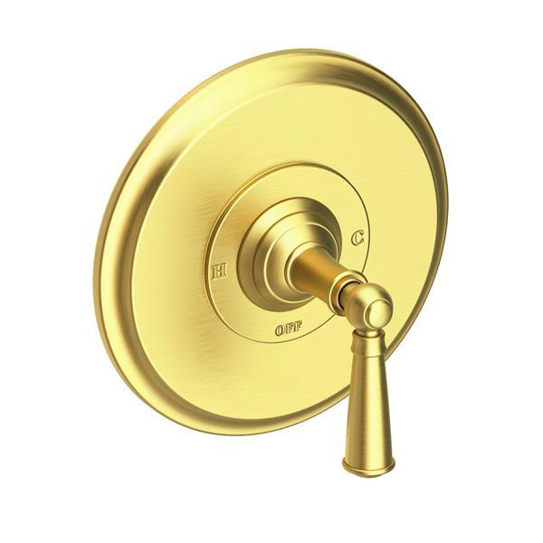 Newport Brass - Aylesbury Balanced Pressure Shower Trim Plate with Handle. Less showerhead, arm and flange.