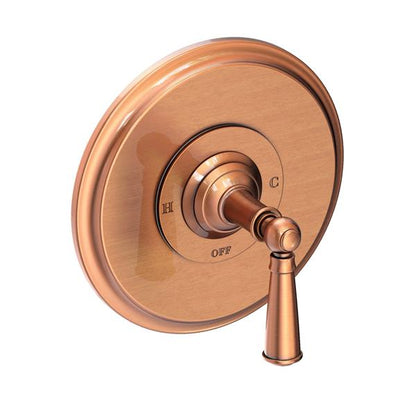 Newport Brass - Aylesbury Balanced Pressure Shower Trim Plate with Handle. Less showerhead, arm and flange.