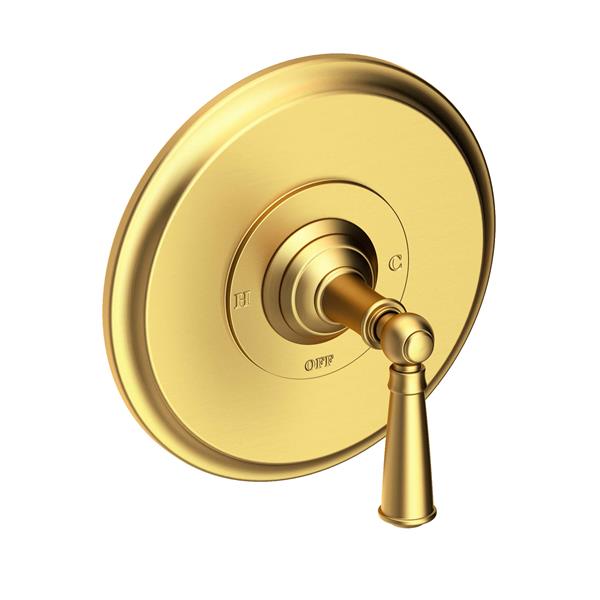 Newport Brass - Aylesbury Balanced Pressure Shower Trim Plate with Handle. Less showerhead, arm and flange.