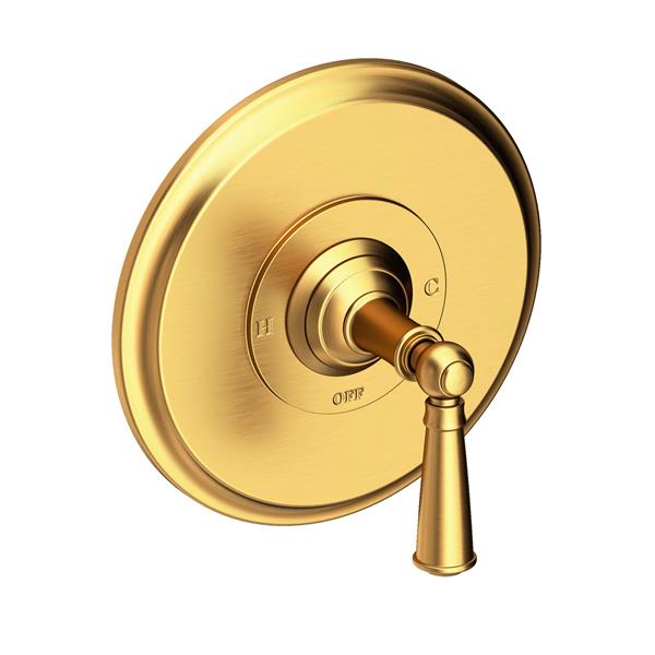 Newport Brass - Aylesbury Balanced Pressure Shower Trim Plate with Handle. Less showerhead, arm and flange.