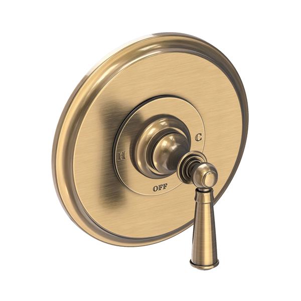 Newport Brass - Sutton Balanced Pressure Shower Trim Plate with Handle. Less showerhead, arm and flange.