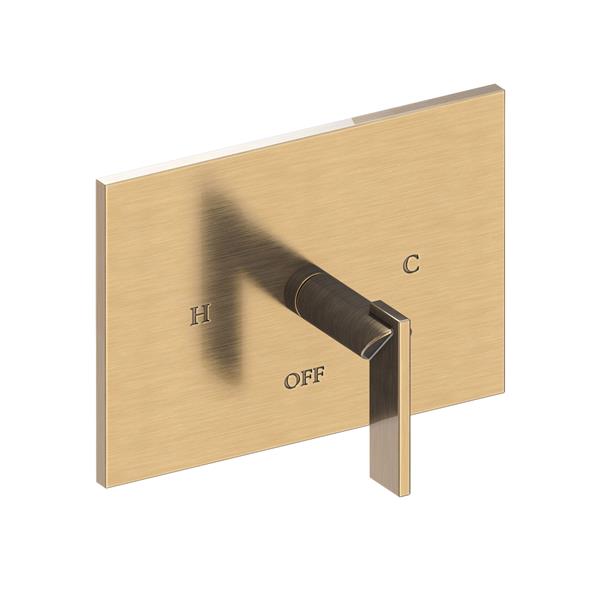 Newport Brass - Metro Balanced Pressure Shower Trim Plate with Handle. Less showerhead, arm and flange.
