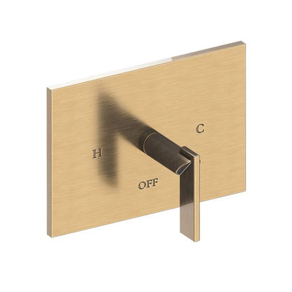 Newport Brass - Metro Balanced Pressure Shower Trim Plate with Handle. Less showerhead, arm and flange.