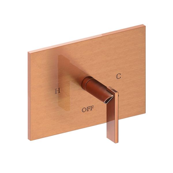 Newport Brass - Metro Balanced Pressure Shower Trim Plate with Handle. Less showerhead, arm and flange.