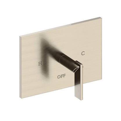 Newport Brass - Metro Balanced Pressure Shower Trim Plate with Handle. Less showerhead, arm and flange.