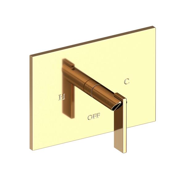 Newport Brass - Metro Balanced Pressure Shower Trim Plate with Handle. Less showerhead, arm and flange.