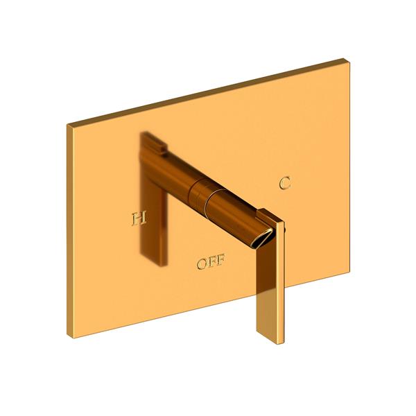Newport Brass - Metro Balanced Pressure Shower Trim Plate with Handle. Less showerhead, arm and flange.