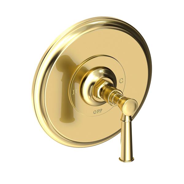 Newport Brass - Vander Balanced Pressure Shower Trim Plate with Handle. Less showerhead, arm and flange.