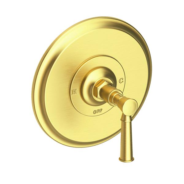 Newport Brass - Vander Balanced Pressure Shower Trim Plate with Handle. Less showerhead, arm and flange.