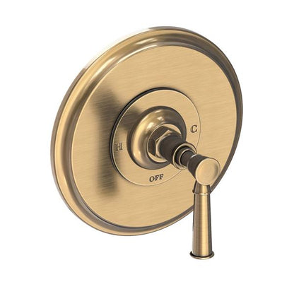 Newport Brass - Vander Balanced Pressure Shower Trim Plate with Handle. Less showerhead, arm and flange.