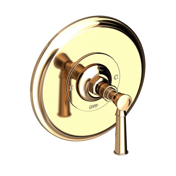 Newport Brass - Vander Balanced Pressure Shower Trim Plate with Handle. Less showerhead, arm and flange.