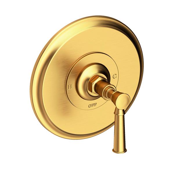 Newport Brass - Vander Balanced Pressure Shower Trim Plate with Handle. Less showerhead, arm and flange.