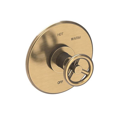 Newport Brass - Slater Balanced Pressure Shower Trim Plate with Handle. Less showerhead, arm and flange.