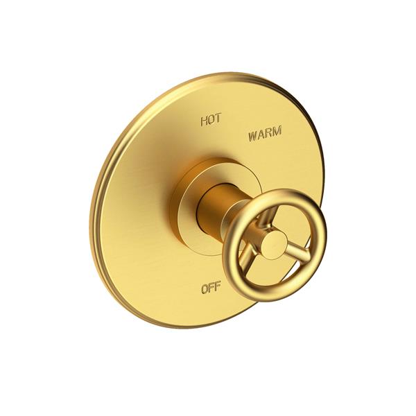 Newport Brass - Slater Balanced Pressure Shower Trim Plate with Handle. Less showerhead, arm and flange.