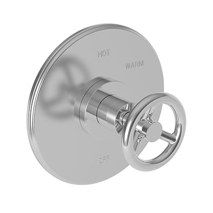 Newport Brass - Slater Balanced Pressure Shower Trim Plate with Handle. Less showerhead, arm and flange.